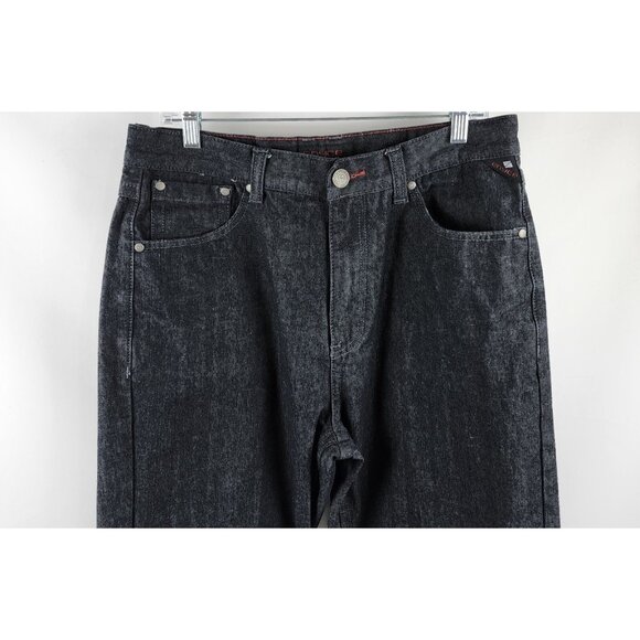 Enyce Sean Combs Jeans Mens 34x32 Black Vintage Hip Hop Y2K Dark Wash Denim - Picture 2 of 10